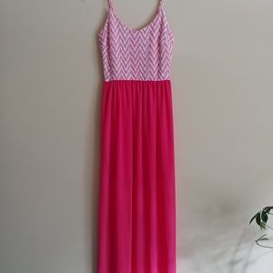 Soprano layered chiffon skirt dress